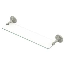 18" Towel Shelf with Solid Brass Mounts from the R Series