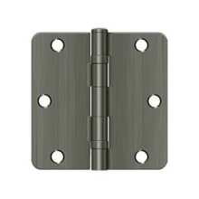 3.5" x 3.5" Ball Bearing 1/4" Radius Corners Mortise Hinge - Pair