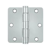 3.5" x 3.5" Plain Bearing 1/4" Radius Corners Mortise Hinge - Pair