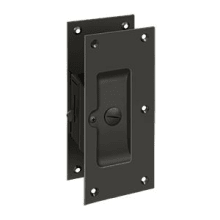 Decorative 6" Privacy Pocket Door Lock