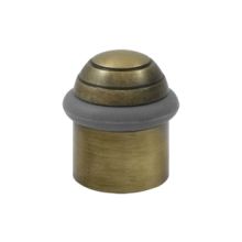 1-5/8 Inch Height Solid Brass Round Universal Floor Bumper Door Bumper / Door Stop with Dome Cap