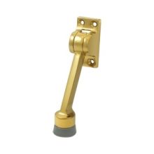 4" Solid Brass Kickdown Door Holder