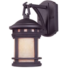 1 Light 6" Cast Aluminum Wall Lantern from the Sedona Collection