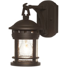 1 Light 11" Cast Aluminum Wall Lantern from the Sedona Collection