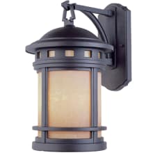 3 Light 9" Cast Aluminum Wall Lantern from the Sedona Collection