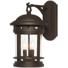 3 Light 16" Cast Aluminum Wall Lantern from the Sedona Collection