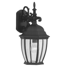 1 Light 9.5" Cast Aluminum Wall Lantern from the Tiverton Collection