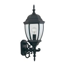1 Light 9.5" Cast Aluminum Wall Lantern from the Tiverton Collection