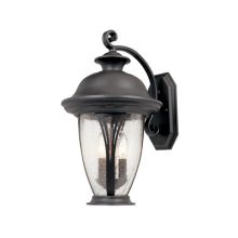 2 Light 9" Wall Lantern from the Westchester Collection