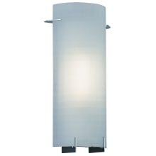 1 Light Wall Sconce with Etched Glass