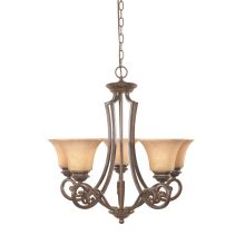 Five Light Up Lighting Chandelier from the Mendocino Collection