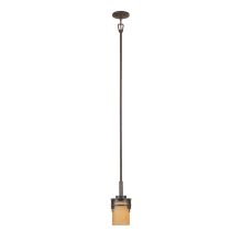 Asian Single Light Down Lighting Mini Pendant from the Mission Ridge Collection