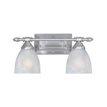 Two Light Down Lighting 15.75" Wide Bathroom Fixture from the Apollo Collection
