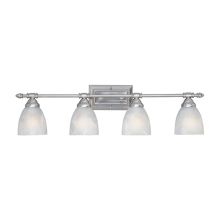 Four Light Down Lighting 31.25" Wide Bathroom Fixture from the Apollo Collection