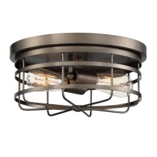 Anson 2 Light 13" Wide Flush Mount Ceiling Fixture