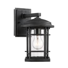 Barrister Single Light 7" Tall Outdoor Wall Sconce