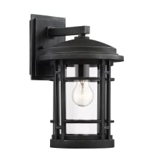 Barrister Single Light 9" Tall Outdoor Wall Sconce