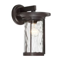 Brookline Single Light 12-1/2" Tall Wall Sconce with a Water Glass Shade