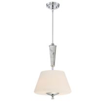 Lusso 13" Wide 2 Light Pendant with Opal Shade
