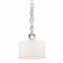 Evi 2 Light 10" Wide Pendant with Crystal Accents
