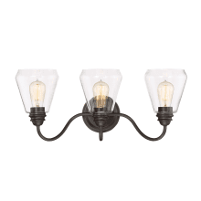 Foundry 3 Light 24" Wide Bathroom Vanity Light