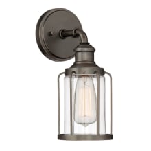 Anson Single Light 5" Wide Bathroom Sconce with a Glass Shade