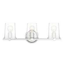 Matteson 3 Light 25" Wide Bathroom Vanity Light