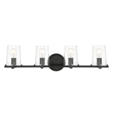 Matteson 4 Light 34" Wide Bathroom Vanity Light