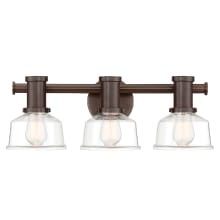 Carson 3 Light 22" Wide Bathroom Vanity Light