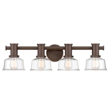 Carson 4 Light 29" Wide Bathroom Vanity Light