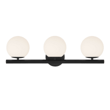 Crown Heights 3 Light 25" Wide Vanity light with Shade