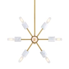 Star Dust 8 Light 15" Wide Pendant