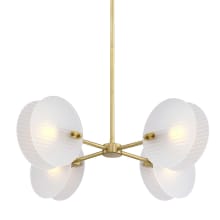 Sky Fall 4 Light 28" Wide Chandelier