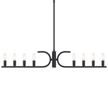 Skye 8 Light 40" Wide Pillar Candle Linear Pendant