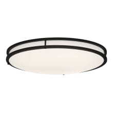 24" Wide LED Flush Mount Bowl Ceiling Fixture