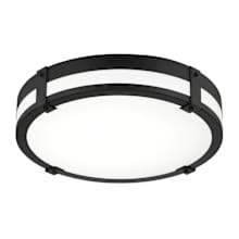 Winslow 18" Wide Integrated LED Flush Mount Drum Ceiling Fixture