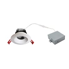 LED Canless Recessed Fixture with 4" Baffle Trims - Airtight
