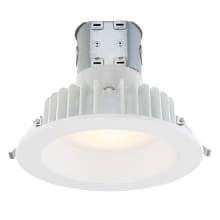 Easy-Up LED Canless Recessed Fixture with 6" Baffle Trims - IC Rated and Airtight