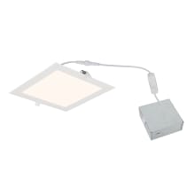 LED Canless Recessed Fixture with 8" Wafer Trims - Airtight
