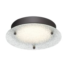 Single Light 10" Wide Integrated LED Flush Mount Ceiling Fixture / Wall Sconce