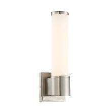 Linden 1 Light 13" Wide ADA Compliant Energy Star LED Bathroom Sconce with Opal Shade
