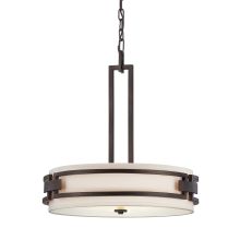 3 Light Inverted Foyer Pendant from the Del Ray Collection