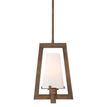 Hyde Park 1 Light Pendant with Opal Shade