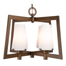 Hyde Park 4 Light Pendant with Opal Shade