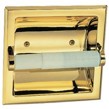 Polished Brass Toilet Paper Holder from the Millbridge Collection