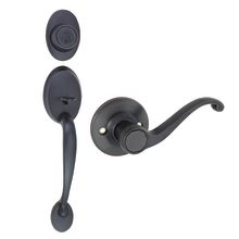 Coventry Series Handleset with Single Cylinder Deadbolt