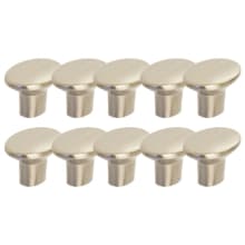 Mesa 1-7/16 Inch Oval Cabinet Knob - Pack of 10