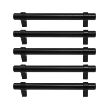 Emery 5-1/16 Inch Center to Center Bar Cabinet Pull - Pack of 5