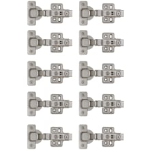 Partial Overlay Concealed Euro Cabinet Door Hinge with Soft Close Function - Pack of 10