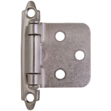 Traditional Overlay Cabinet Door Hinge - Pack of 10